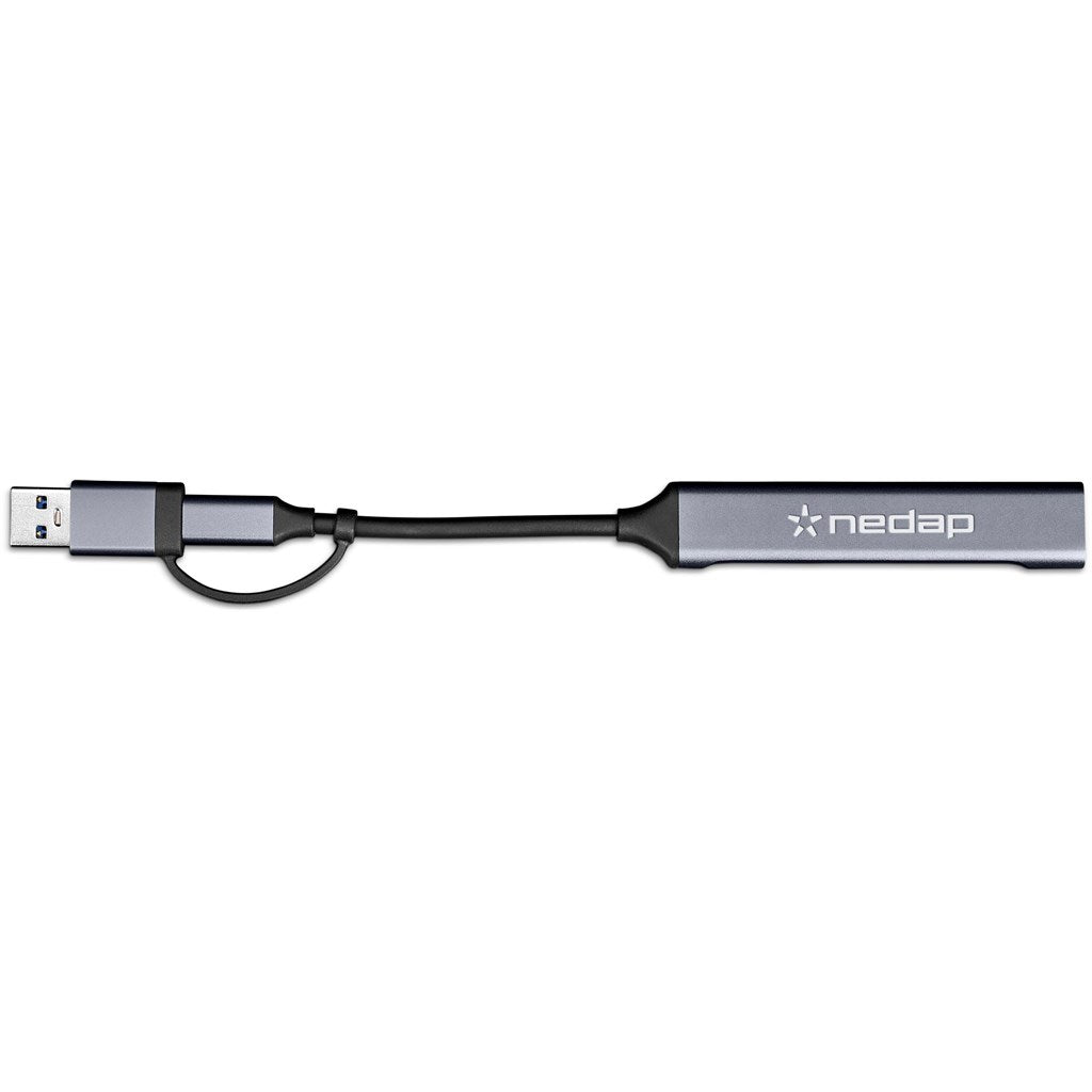 Swiss Cougar Minsk 2 - in - 1 Connector USB Hub - Brand your company Logo! Get a quote - Promo Lingo