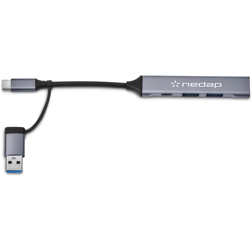 Swiss Cougar Minsk 2 - in - 1 Connector USB Hub - Brand your company Logo! Get a quote - Promo Lingo