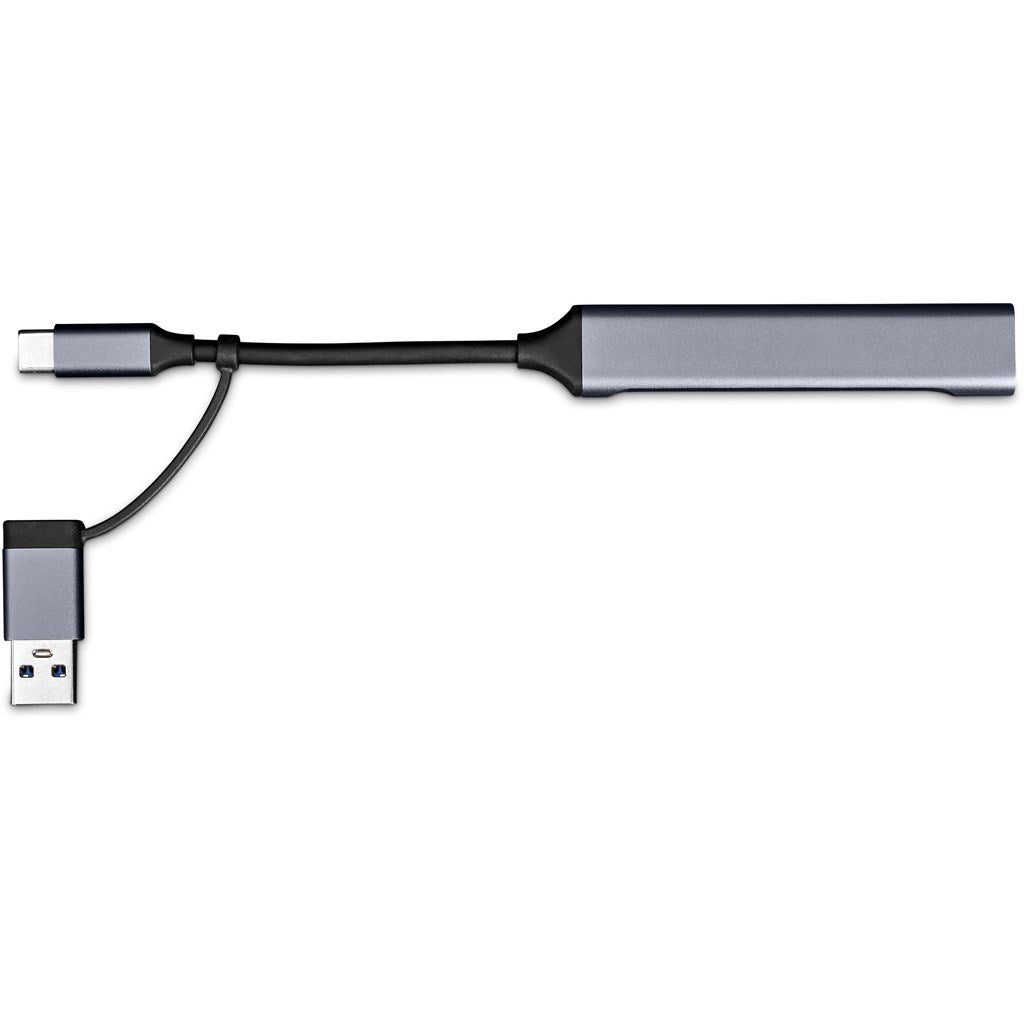 Swiss Cougar Minsk 2 - in - 1 Connector USB Hub - Brand your company Logo! Get a quote - Promo Lingo