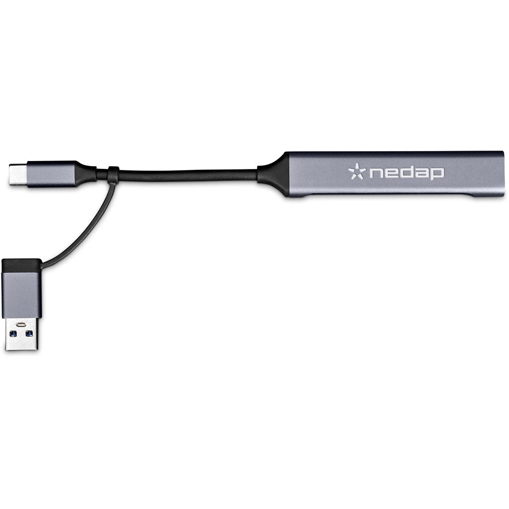 Swiss Cougar Minsk 2 - in - 1 Connector USB Hub - Brand your company Logo! Get a quote - Promo Lingo