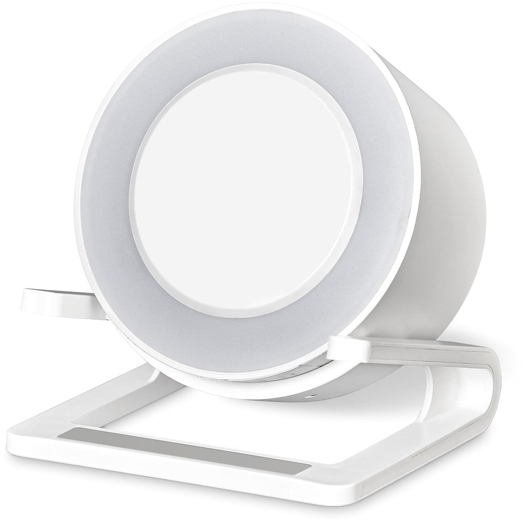 Swiss Cougar Otago Bluetooth Speaker, Wireless Charger, Phone Stand & Night Light - Brand your company Logo! Get a quote - Promo Lingo