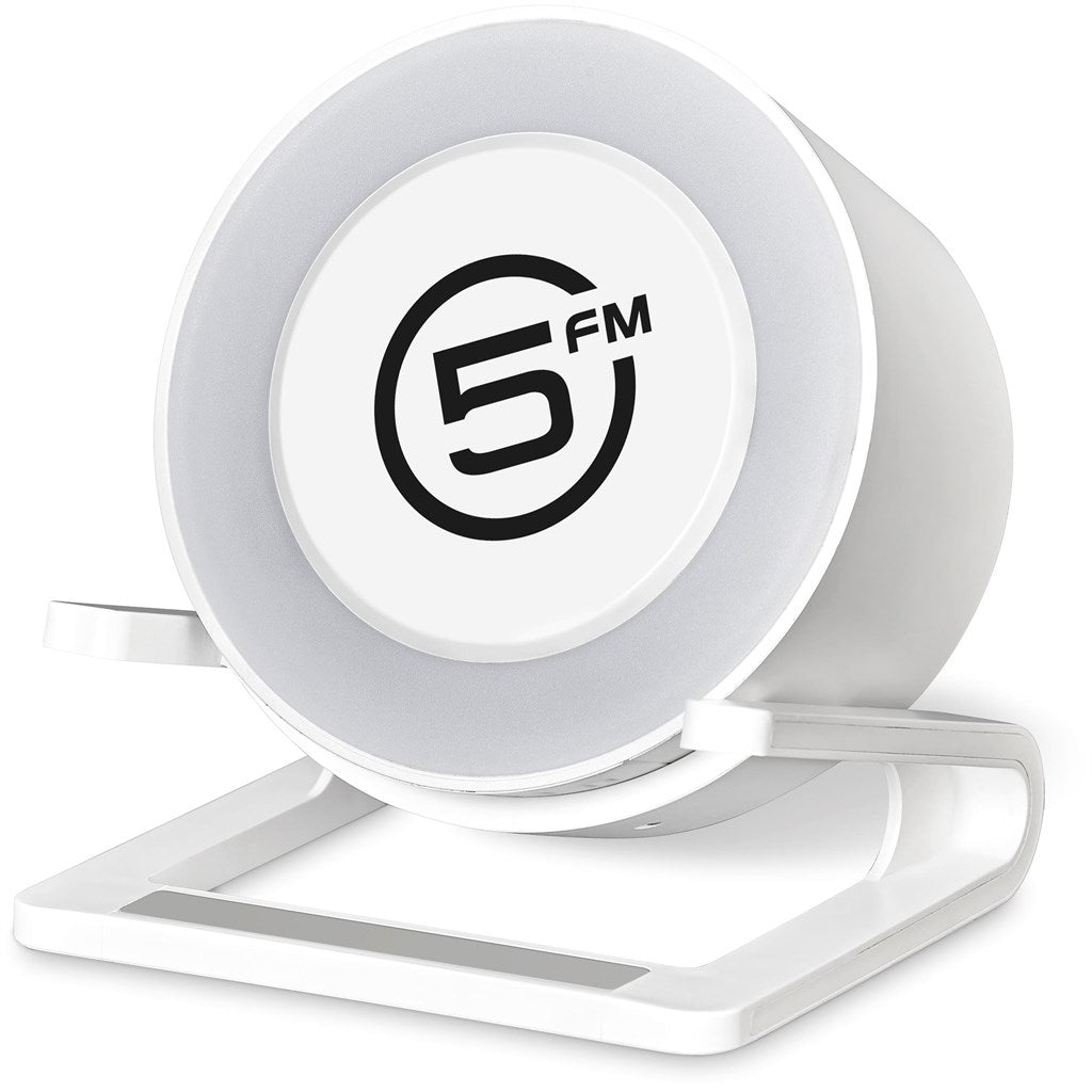 Swiss Cougar Otago Bluetooth Speaker, Wireless Charger, Phone Stand & Night Light - Brand your company Logo! Get a quote - Promo Lingo