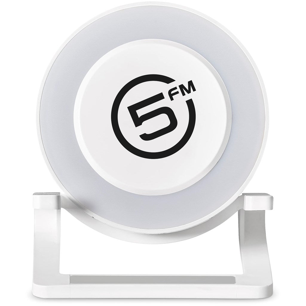 Swiss Cougar Otago Bluetooth Speaker, Wireless Charger, Phone Stand & Night Light - Brand your company Logo! Get a quote - Promo Lingo
