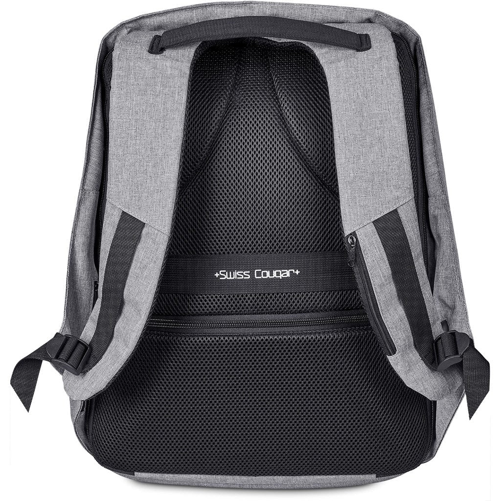 Swiss Cougar Palencia Anti - Theft Laptop Backpack for Travelers - Brand your company Logo! Get a quote - Promo Lingo