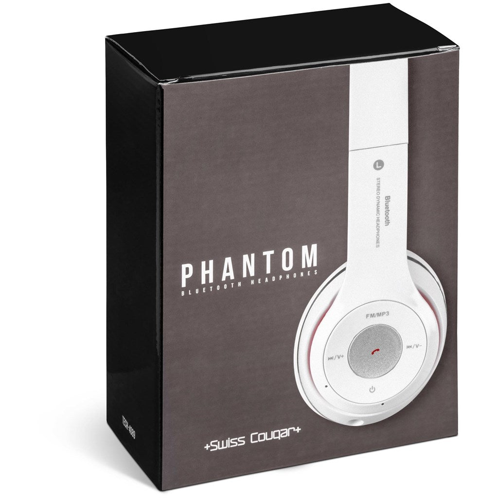 Swiss Cougar Phantom Bluetooth Headphones - Brand your company Logo! Get a quote - Promo Lingo
