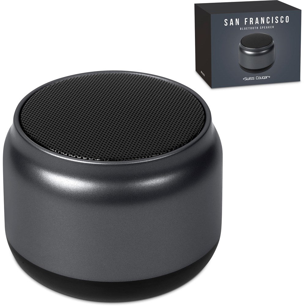 Swiss Cougar San Francisco Bluetooth Speaker - Brand your company Logo! Get a quote - Promo Lingo
