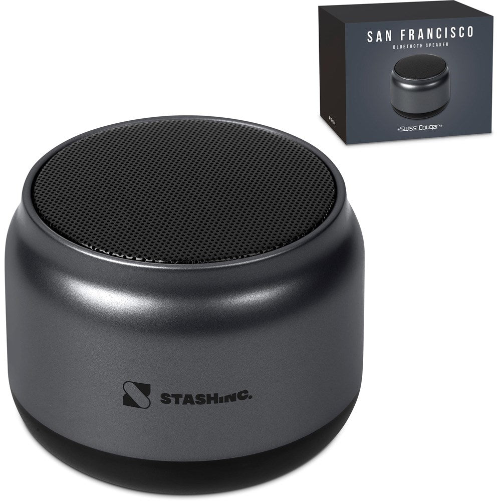 Swiss Cougar San Francisco Bluetooth Speaker - Brand your company Logo! Get a quote - Promo Lingo