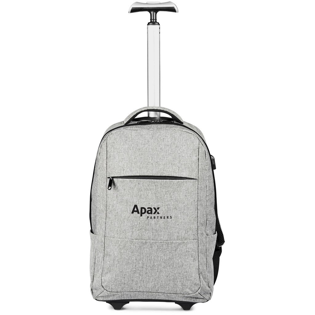 Swiss Cougar San Marino Laptop Trolley Backpack with USB Port for Business Travelers - Brand your company Logo! Get a quote - Promo Lingo