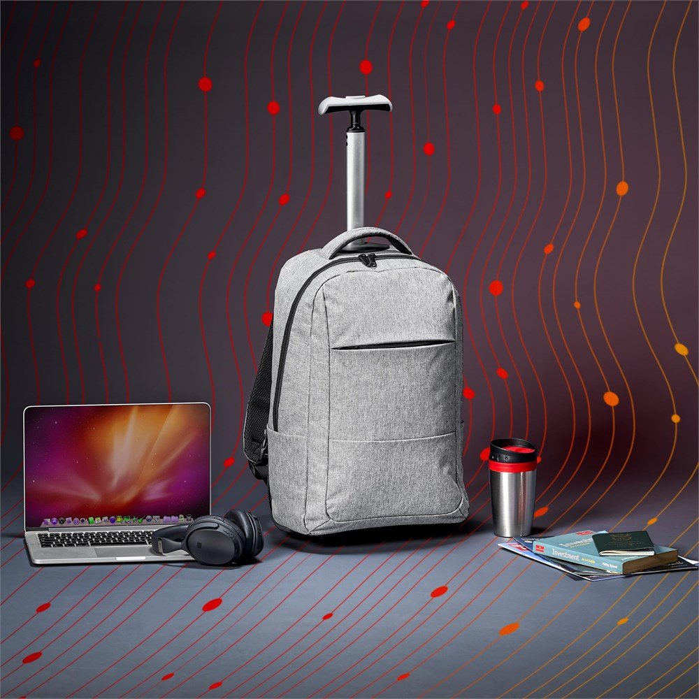 Swiss Cougar San Marino Laptop Trolley Backpack with USB Port for Business Travelers - Brand your company Logo! Get a quote - Promo Lingo
