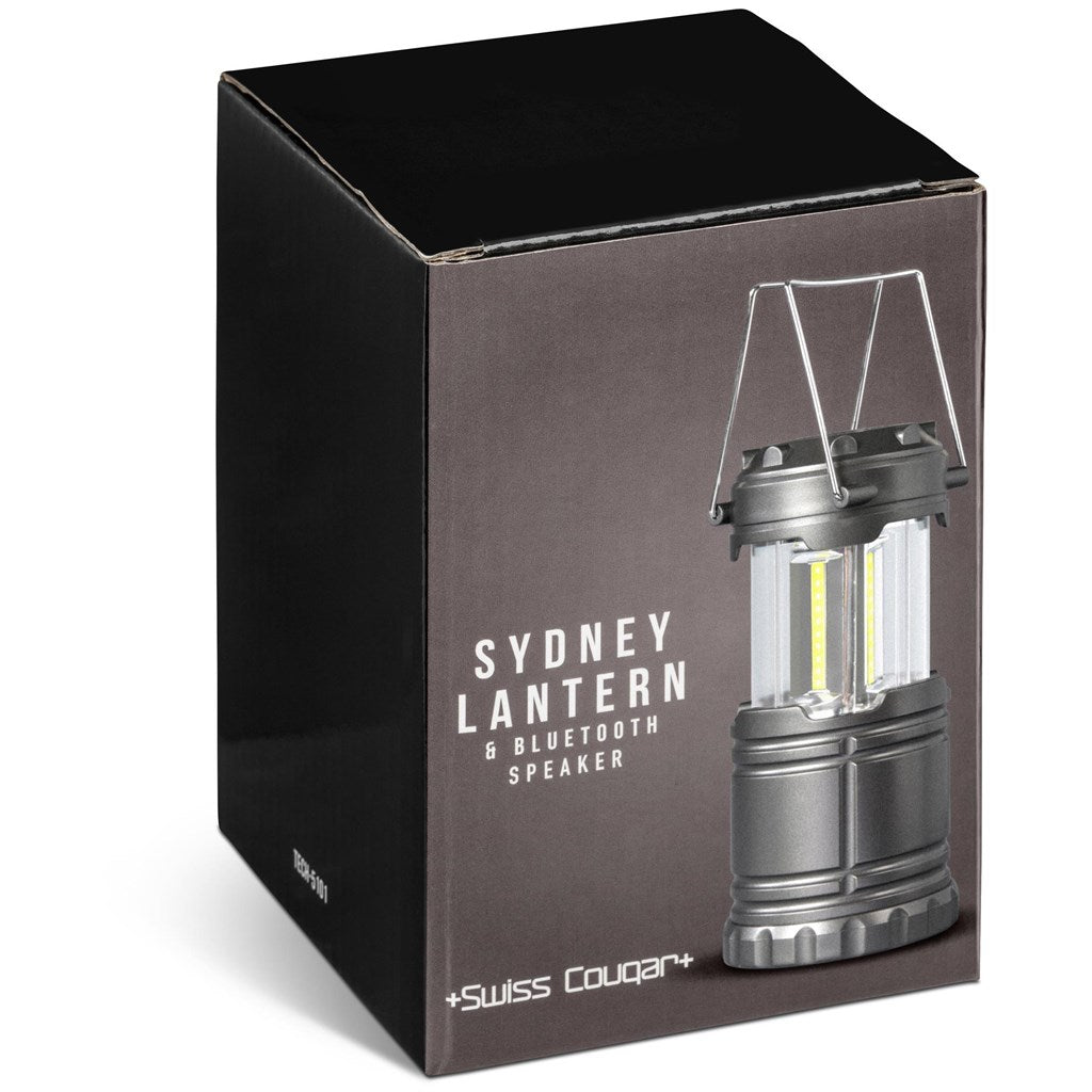 Swiss Cougar Sydney Lantern & Bluetooth Speaker - Brand your company Logo! Get a quote - Promo Lingo