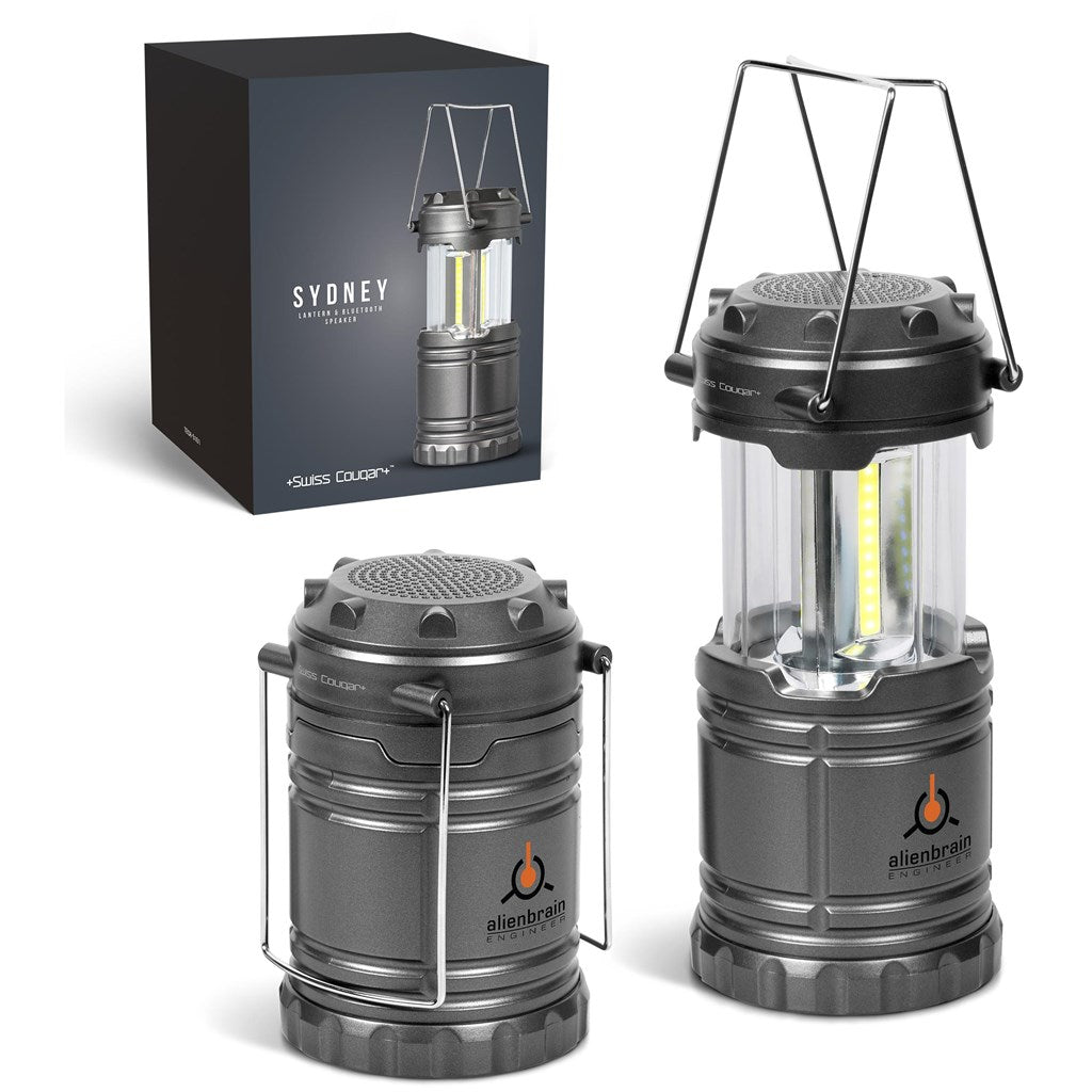 Swiss Cougar Sydney Lantern & Bluetooth Speaker - Brand your company Logo! Get a quote - Promo Lingo