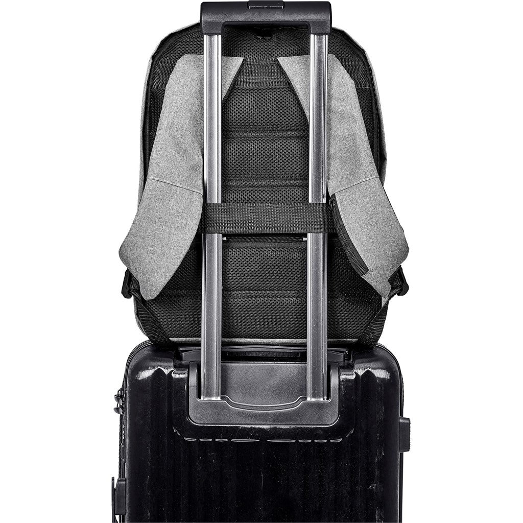 Swiss Cougar Tallinn Anti - Theft Recycled PET Laptop Backpack for Commuters - Brand your company Logo! Get a quote - Promo Lingo