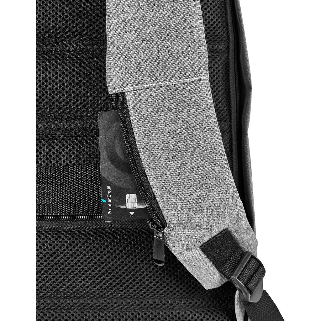 Swiss Cougar Tallinn Anti - Theft Recycled PET Laptop Backpack for Commuters - Brand your company Logo! Get a quote - Promo Lingo