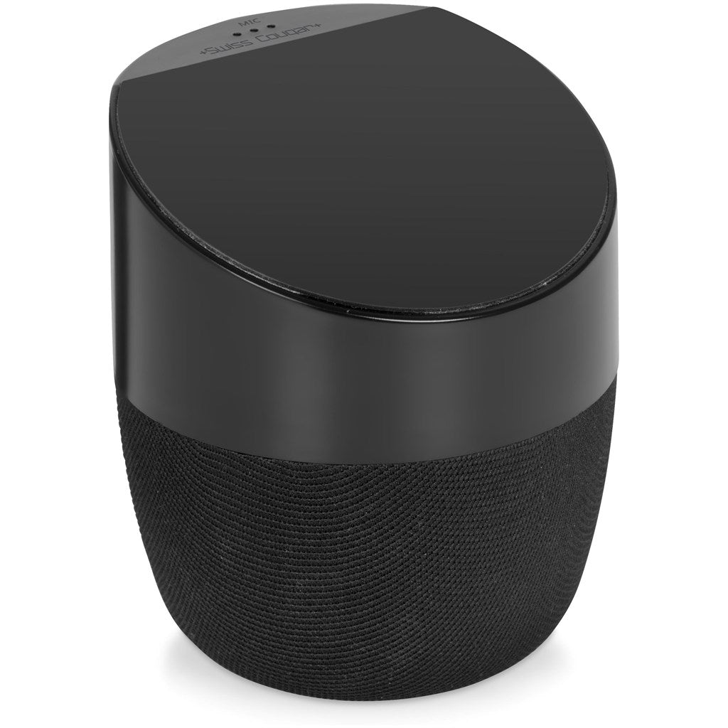 Swiss Cougar Tokyo Wireless Charger & Bluetooth Speaker - Brand your company Logo! Get a quote - Promo Lingo