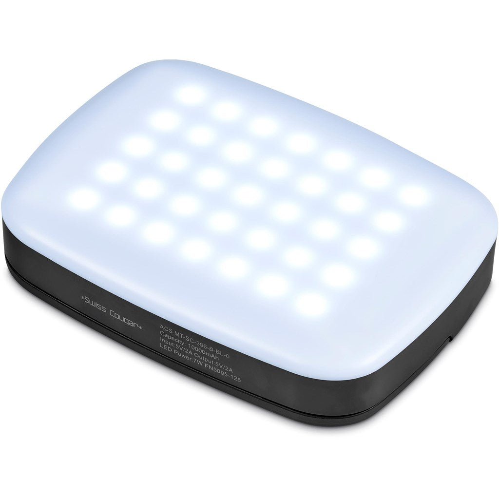 Swiss Cougar Tromso Lantern Power Bank - 10,000mAh - Brand your company Logo! Get a quote - Promo Lingo
