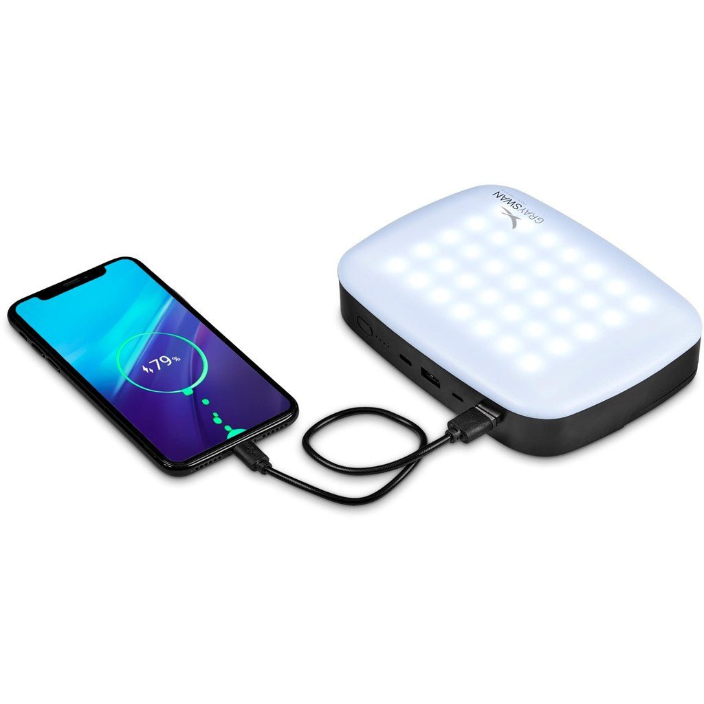 Swiss Cougar Tromso Lantern Power Bank - 10,000mAh - Brand your company Logo! Get a quote - Promo Lingo