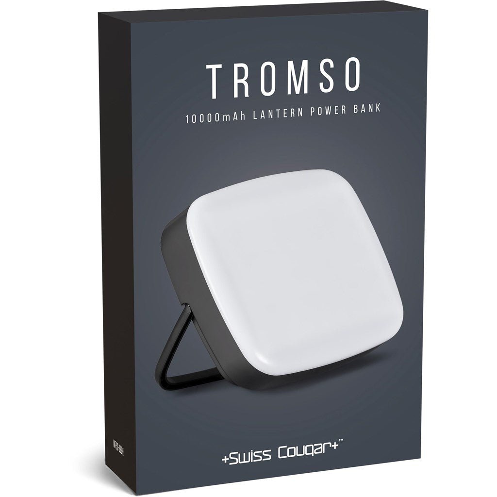 Swiss Cougar Tromso Lantern Power Bank - 10,000mAh - Brand your company Logo! Get a quote - Promo Lingo