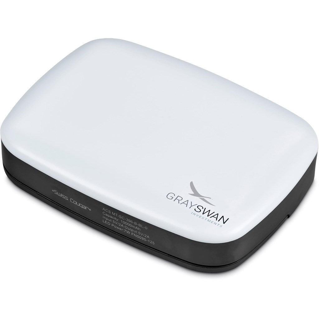 Swiss Cougar Tromso Lantern Power Bank - 10,000mAh - Brand your company Logo! Get a quote - Promo Lingo