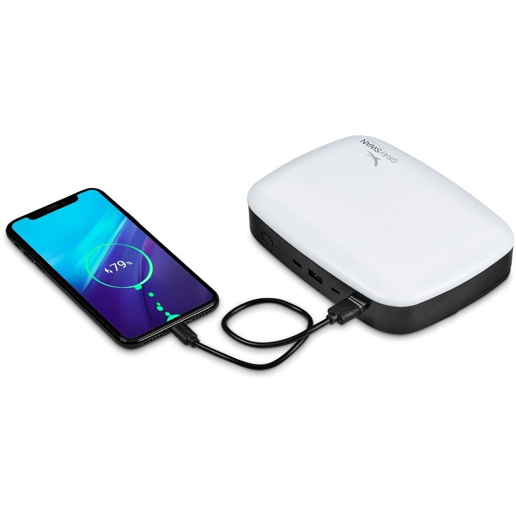 Swiss Cougar Tromso Lantern Power Bank - 10,000mAh - Brand your company Logo! Get a quote - Promo Lingo