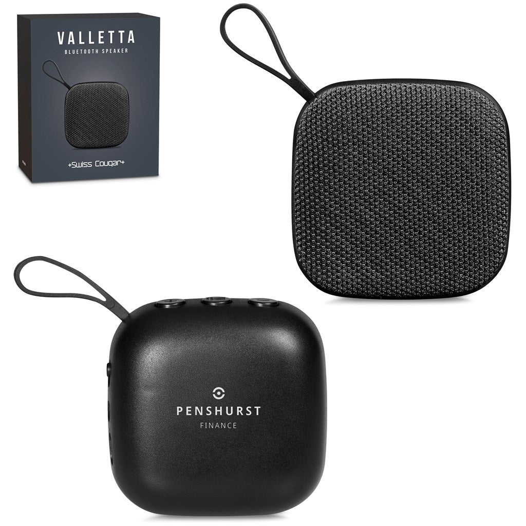 Swiss Cougar Valletta Bluetooth Speaker - Brand your company Logo! Get a quote - Promo Lingo
