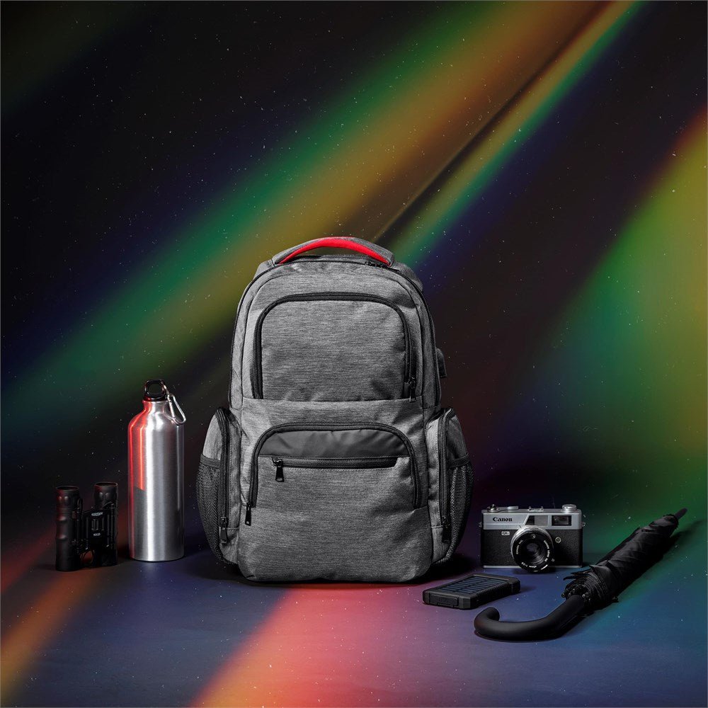 Swiss Cougar Valletta Laptop Backpack with USB Charging for Students - Brand your company Logo! Get a quote - Promo Lingo