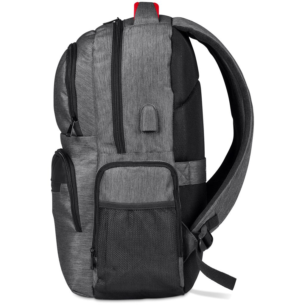 Swiss Cougar Valletta Laptop Backpack with USB Charging for Students - Brand your company Logo! Get a quote - Promo Lingo