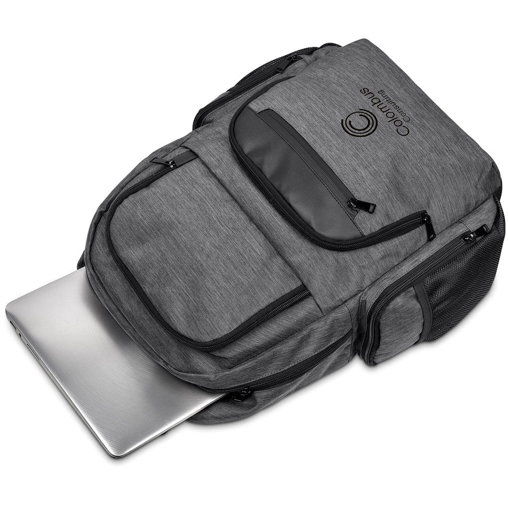 Swiss Cougar Valletta Laptop Backpack with USB Charging for Students - Brand your company Logo! Get a quote - Promo Lingo