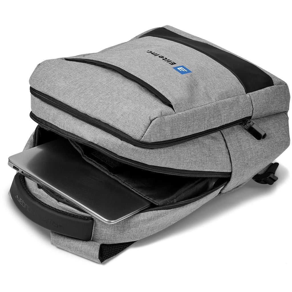 Swiss Cougar Zurich Laptop Backpack with Padded Compartment for Students - Brand your company Logo! Get a quote - Promo Lingo