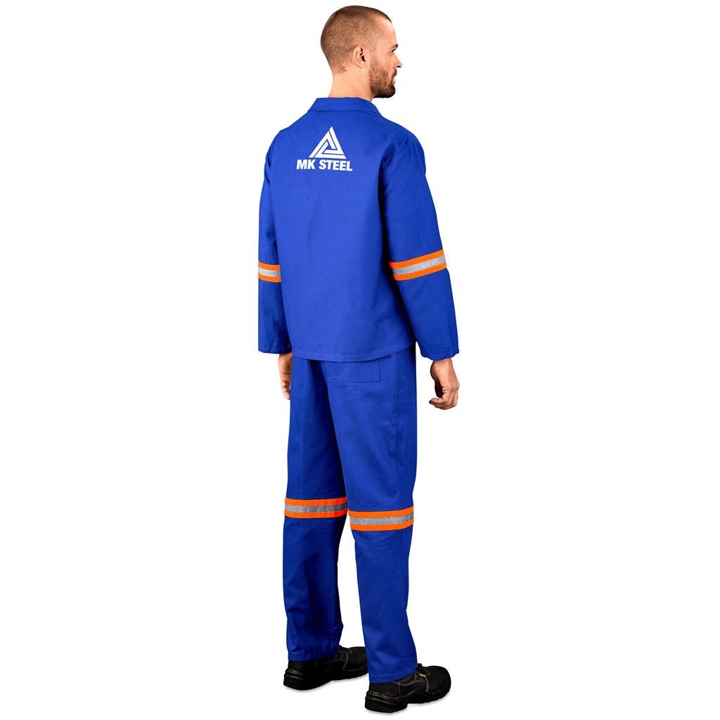 Technician 100% Cotton Conti Suit - Reflective Arms & Legs - Orange Tape - Brand your company Logo! Get a quote - Promo Lingo