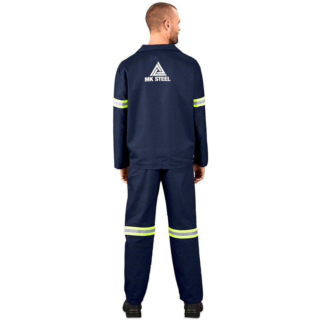 Technician 100% Cotton Conti Suit - Reflective Arms & Legs - Yellow Tape - Brand your company Logo! Get a quote - Promo Lingo