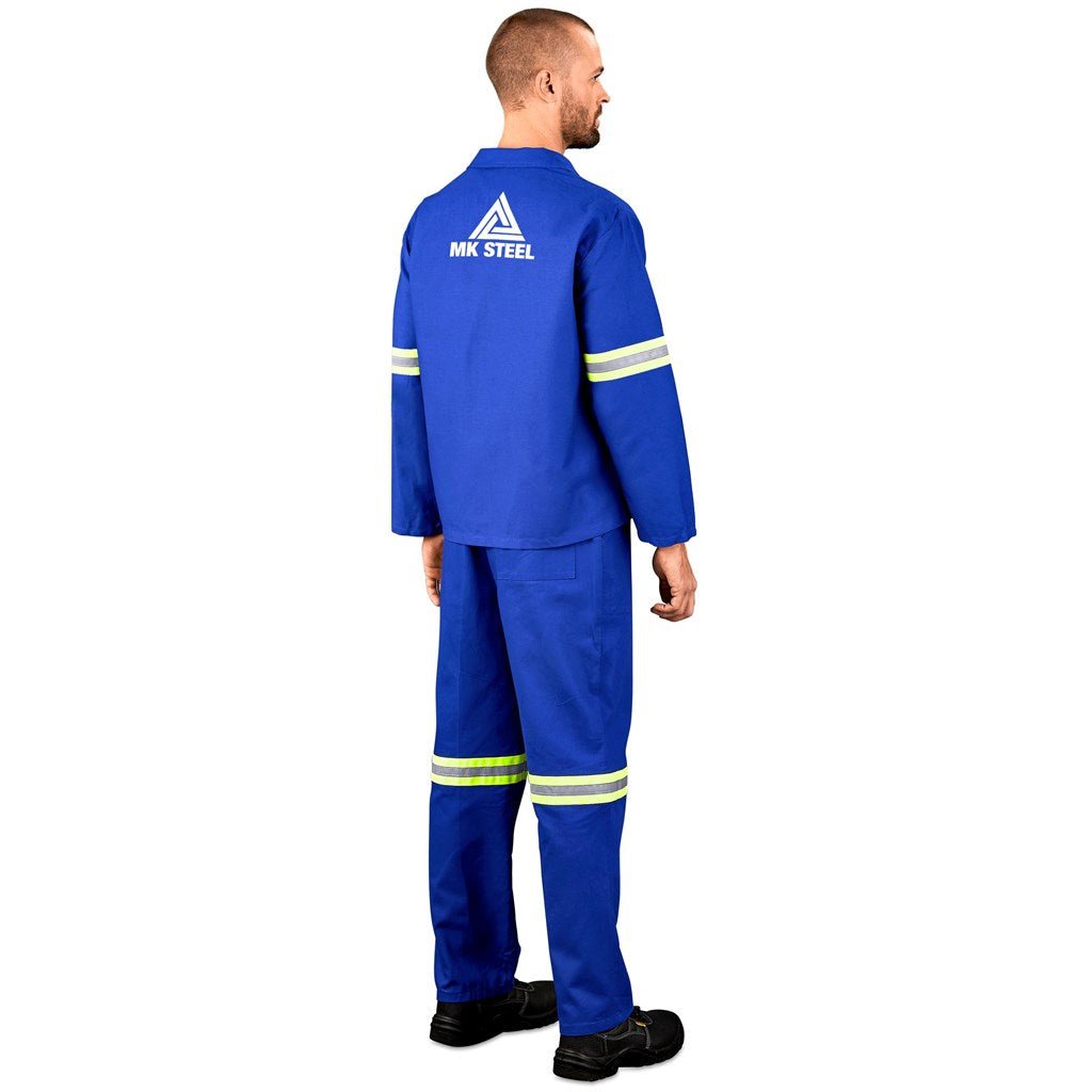 Technician 100% Cotton Conti Suit - Reflective Arms & Legs - Yellow Tape - Brand your company Logo! Get a quote - Promo Lingo