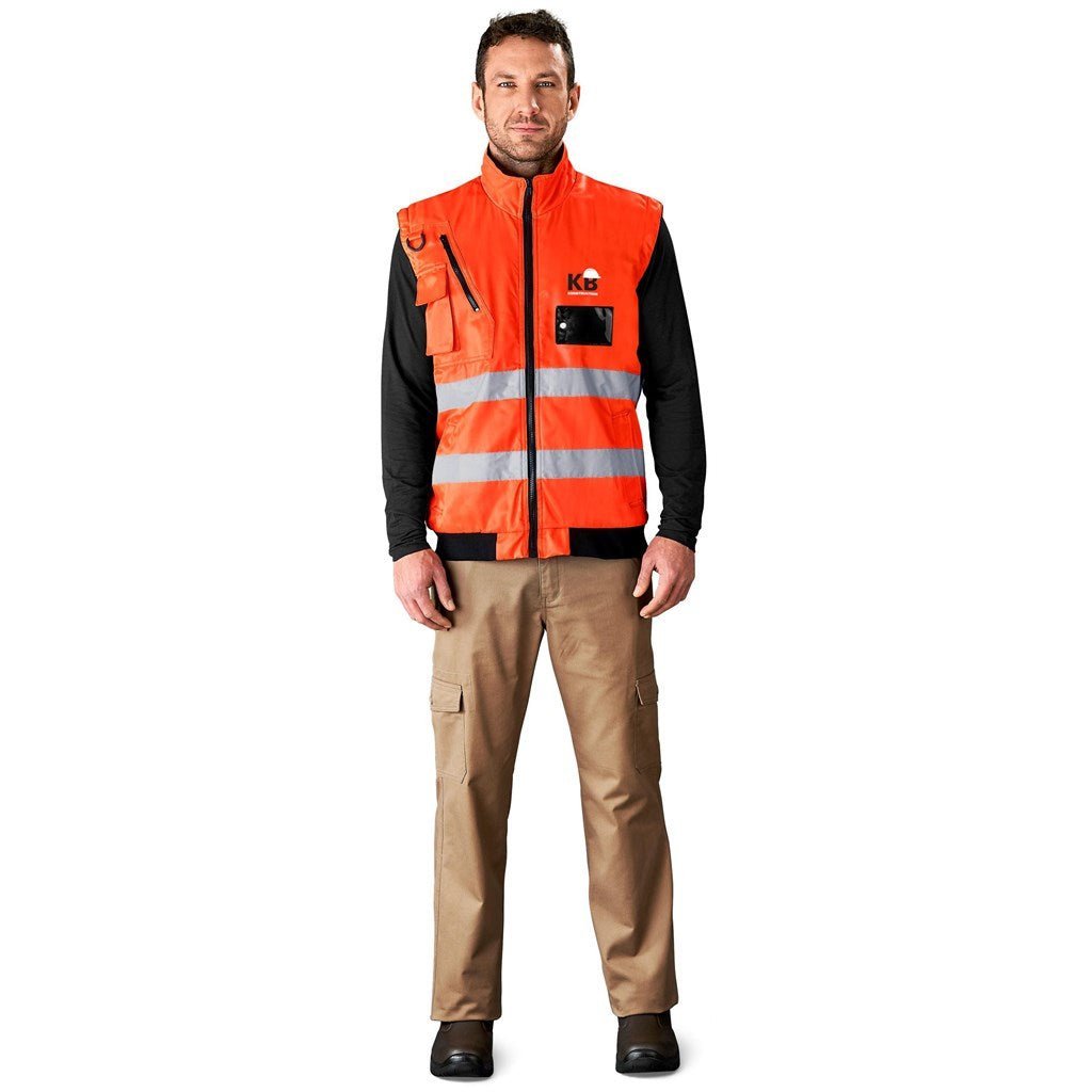 Techno Padded Hi - Viz Reflective Bunny Jacket - Brand your company Logo! Get a quote - Promo Lingo