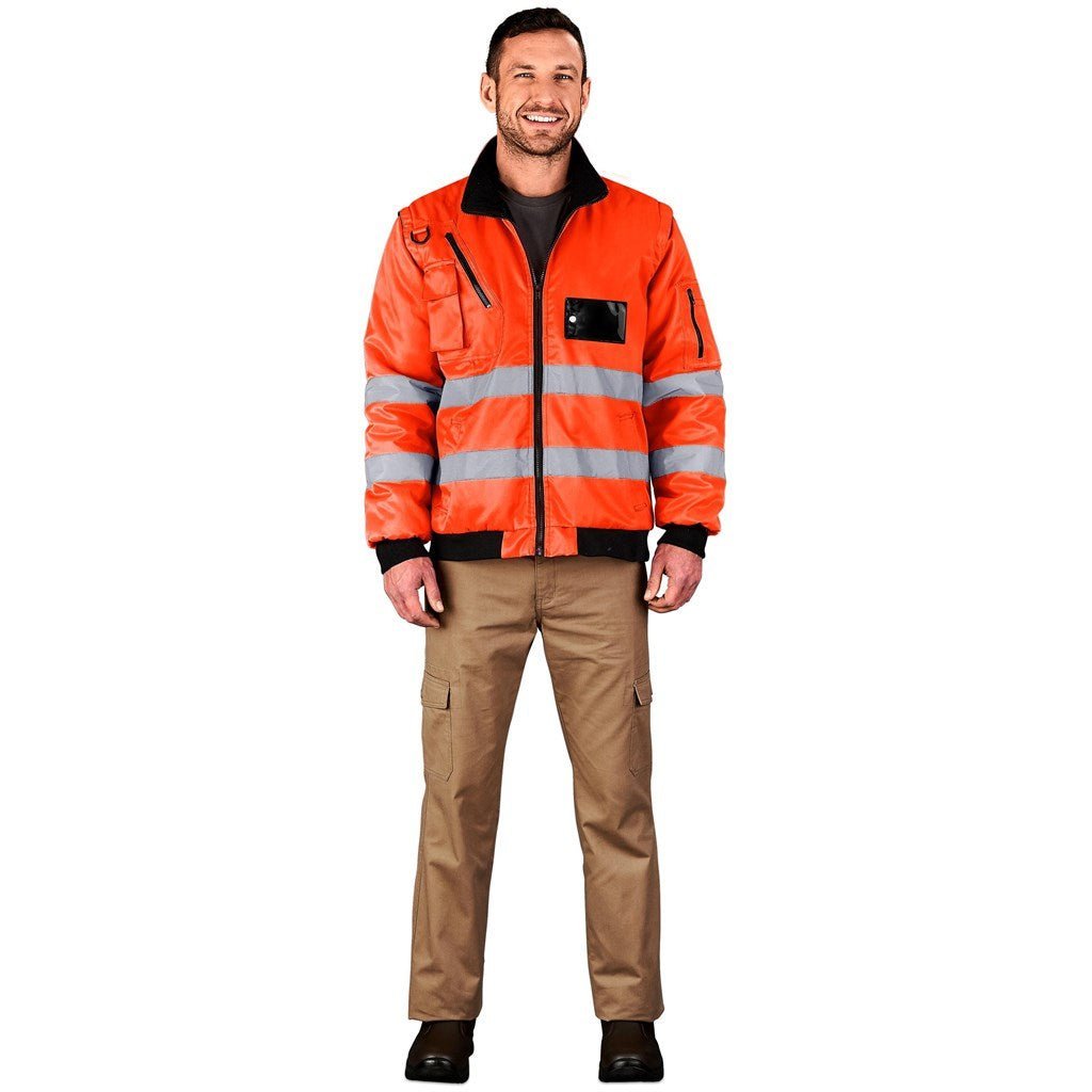 Techno Padded Hi - Viz Reflective Bunny Jacket - Brand your company Logo! Get a quote - Promo Lingo