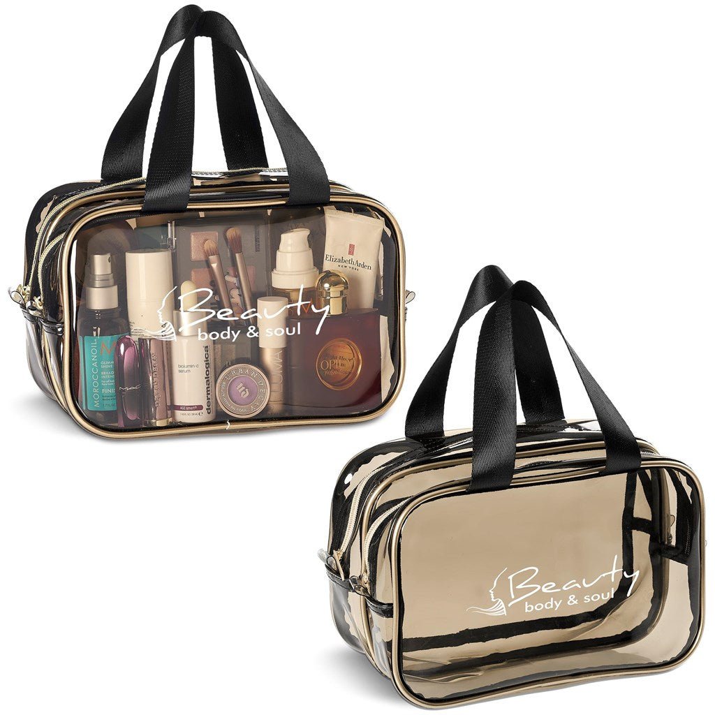 Tiffany Duo Toiletry/Cosmetic Bag - Brand your company Logo! Get a quote - Promo Lingo
