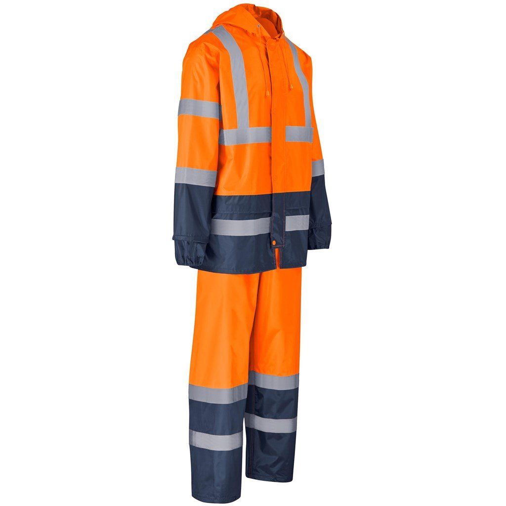 Torrent Two - Tone Hi - Viz Ref Polyester/PVC Rainsuit - Orange - Brand your company Logo! Get a quote - Promo Lingo