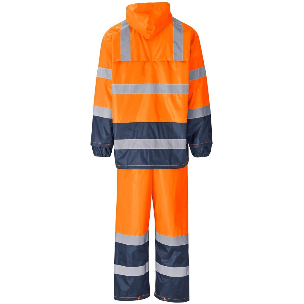 Torrent Two - Tone Hi - Viz Ref Polyester/PVC Rainsuit - Orange - Brand your company Logo! Get a quote - Promo Lingo