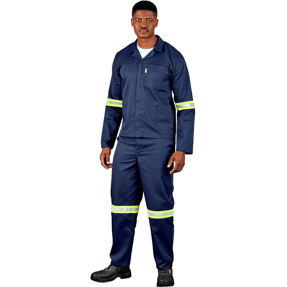 Trade Polycotton Conti Suit - Reflective Arms & Legs - Brand your company Logo! Get a quote - Promo Lingo
