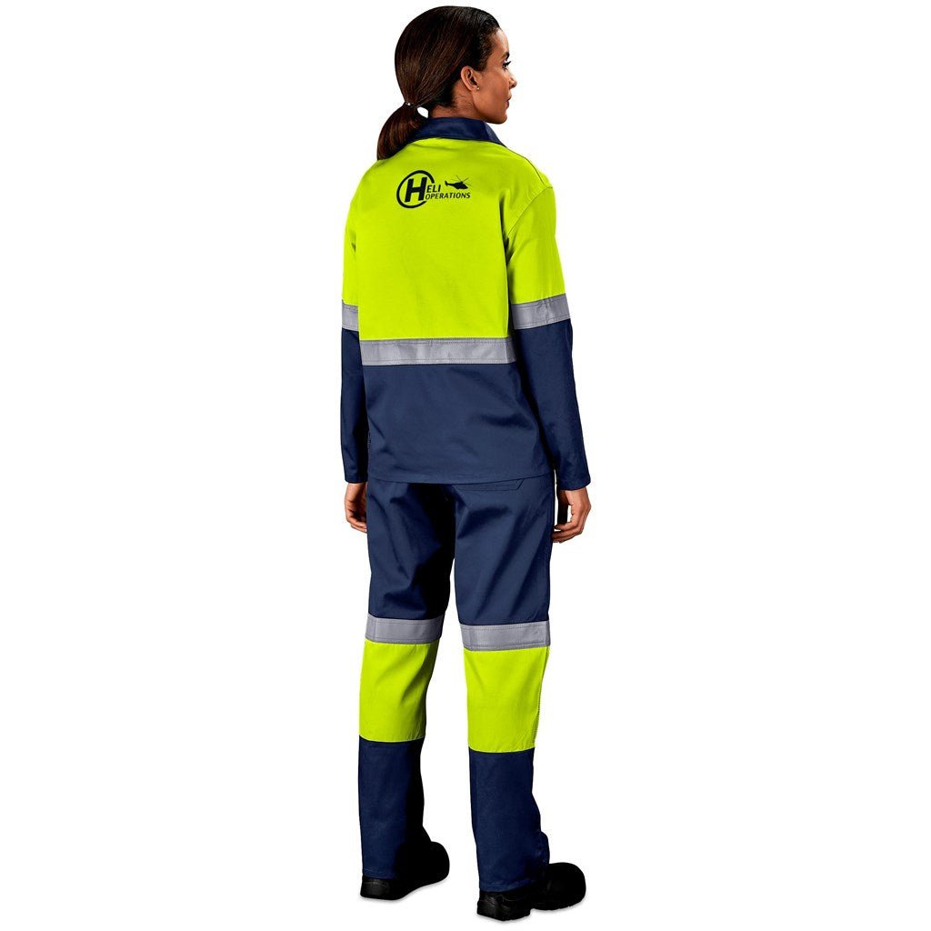 Traffic Premium Two - Tone Hi - Viz Reflective Jacket for Safety - Brand your company Logo! Get a quote - Promo Lingo