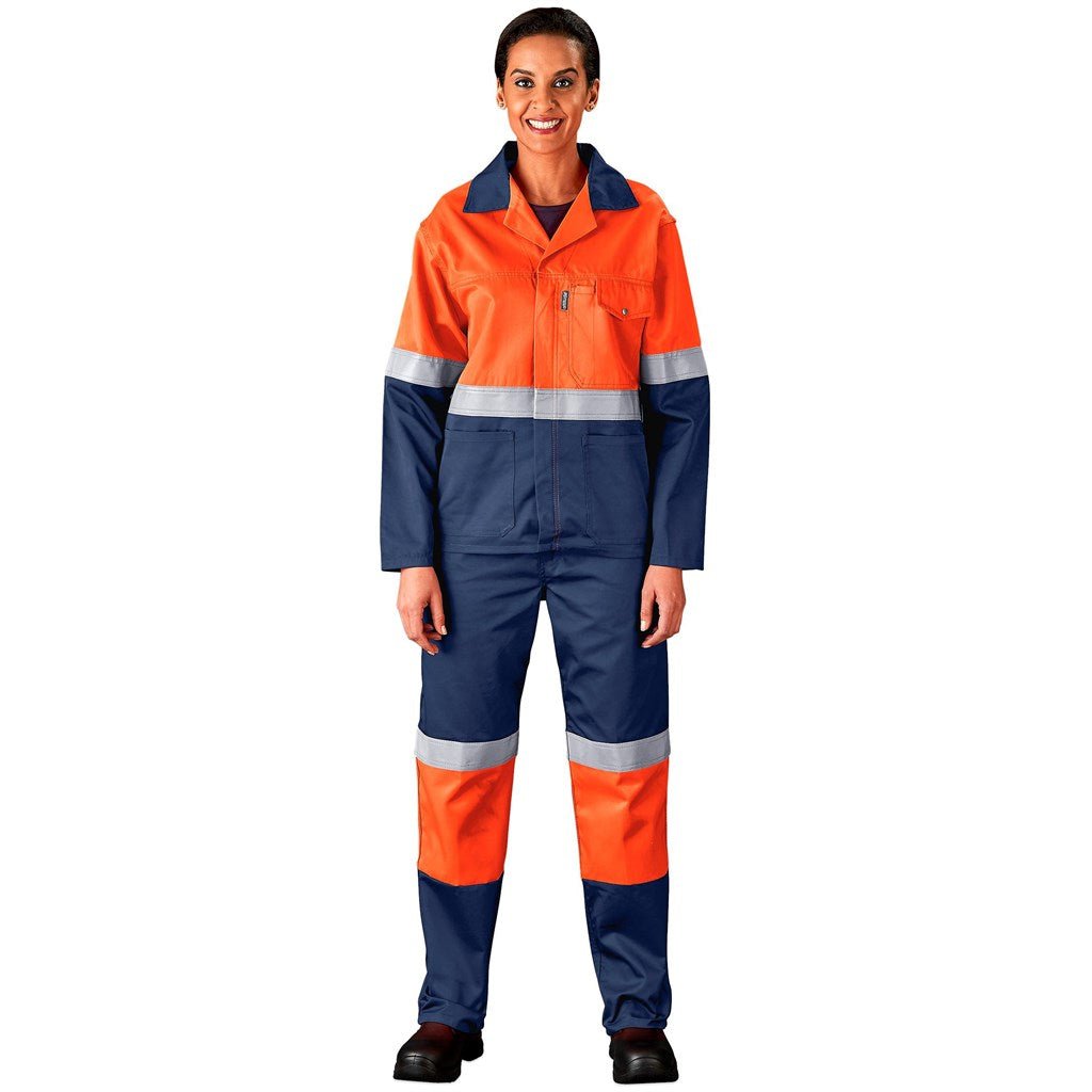 Traffic Premium Two - Tone Hi - Viz Reflective Jacket for Safety - Brand your company Logo! Get a quote - Promo Lingo
