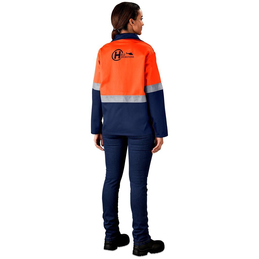 Traffic Premium Two - Tone Hi - Viz Reflective Jacket for Safety - Brand your company Logo! Get a quote - Promo Lingo