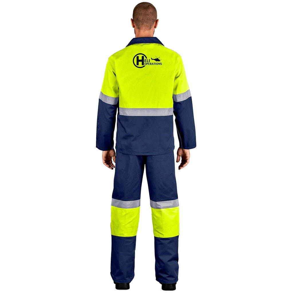 Traffic Premium Two - Tone Hi - Viz Reflective Jacket for Safety - Brand your company Logo! Get a quote - Promo Lingo