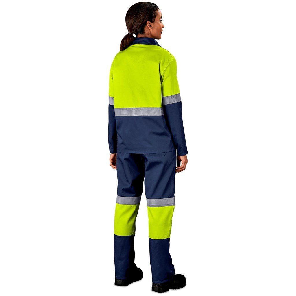 Traffic Premium Two - Tone Hi - Viz Reflective Jacket for Safety - Brand your company Logo! Get a quote - Promo Lingo