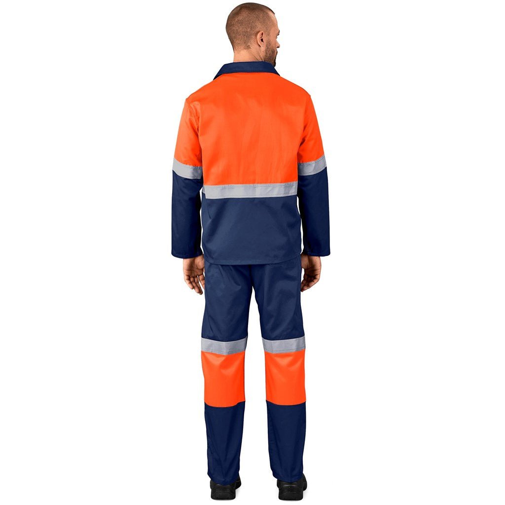 Traffic Premium Two - Tone Hi - Viz Reflective Jacket for Safety - Brand your company Logo! Get a quote - Promo Lingo