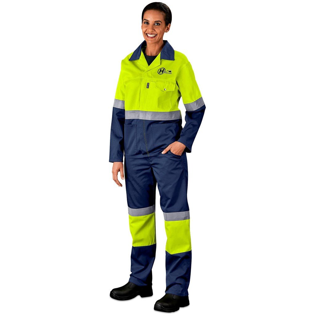 Traffic Premium Two - Tone Hi - Viz Reflective Jacket for Safety - Brand your company Logo! Get a quote - Promo Lingo