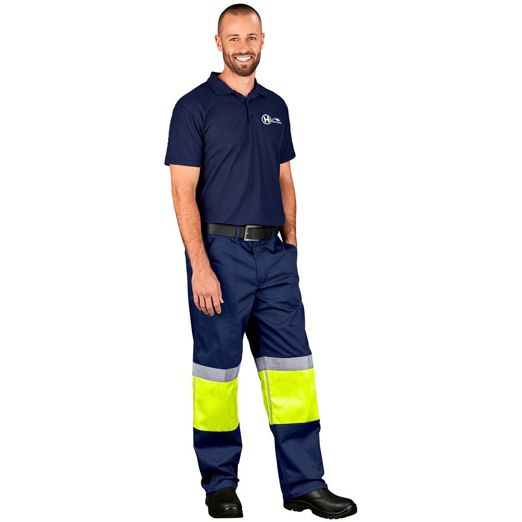 Traffic Premium Two - Tone Hi - Viz Reflective Pants for Safety - Brand your company Logo! Get a quote - Promo Lingo