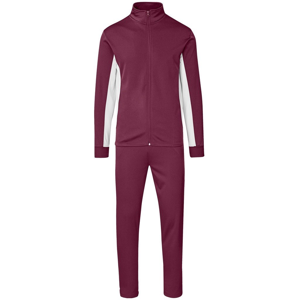 Unisex Championship Tracksuit - Maroon - Brand your company Logo! Get a quote - Promo Lingo
