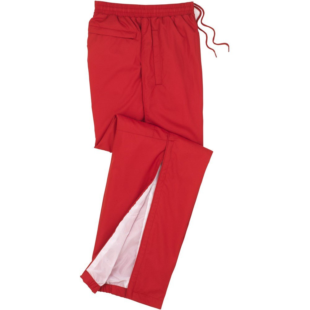 Unisex Flash Track Bottoms - Red - Brand your company Logo! Get a quote - Promo Lingo
