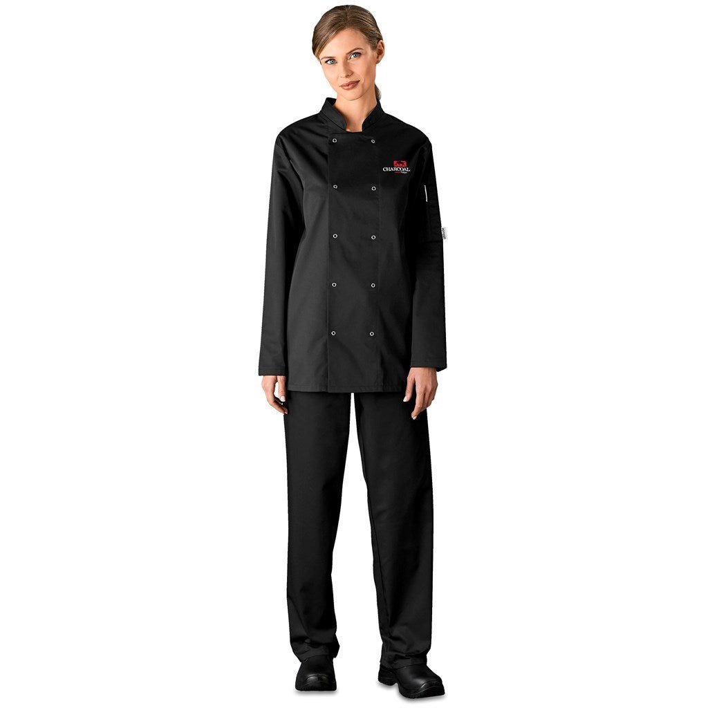 Unisex Long Sleeve Zest Chef Jacket for Culinary Professionals - Brand your company Logo! Get a quote - Promo Lingo