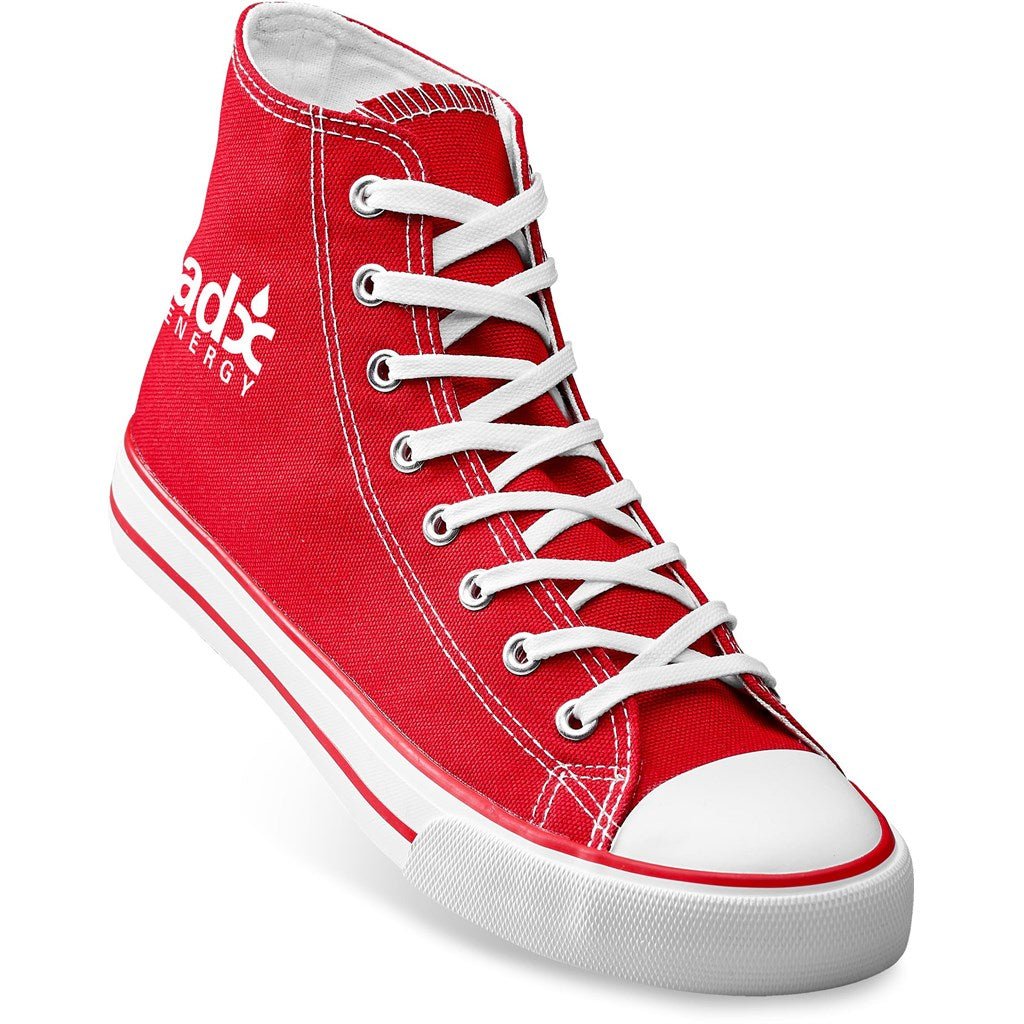 Unisex Retro High Top Canvas Sneaker for Trendy Style - Brand your company Logo! Get a quote - Promo Lingo