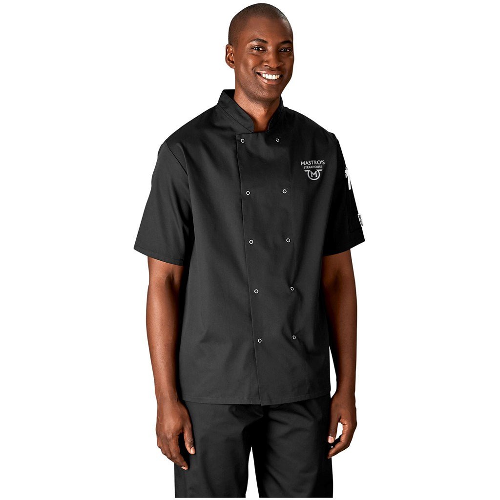 Unisex Short Sleeve Zest Chef Jacket for Culinary Pros - Brand your company Logo! Get a quote - Promo Lingo